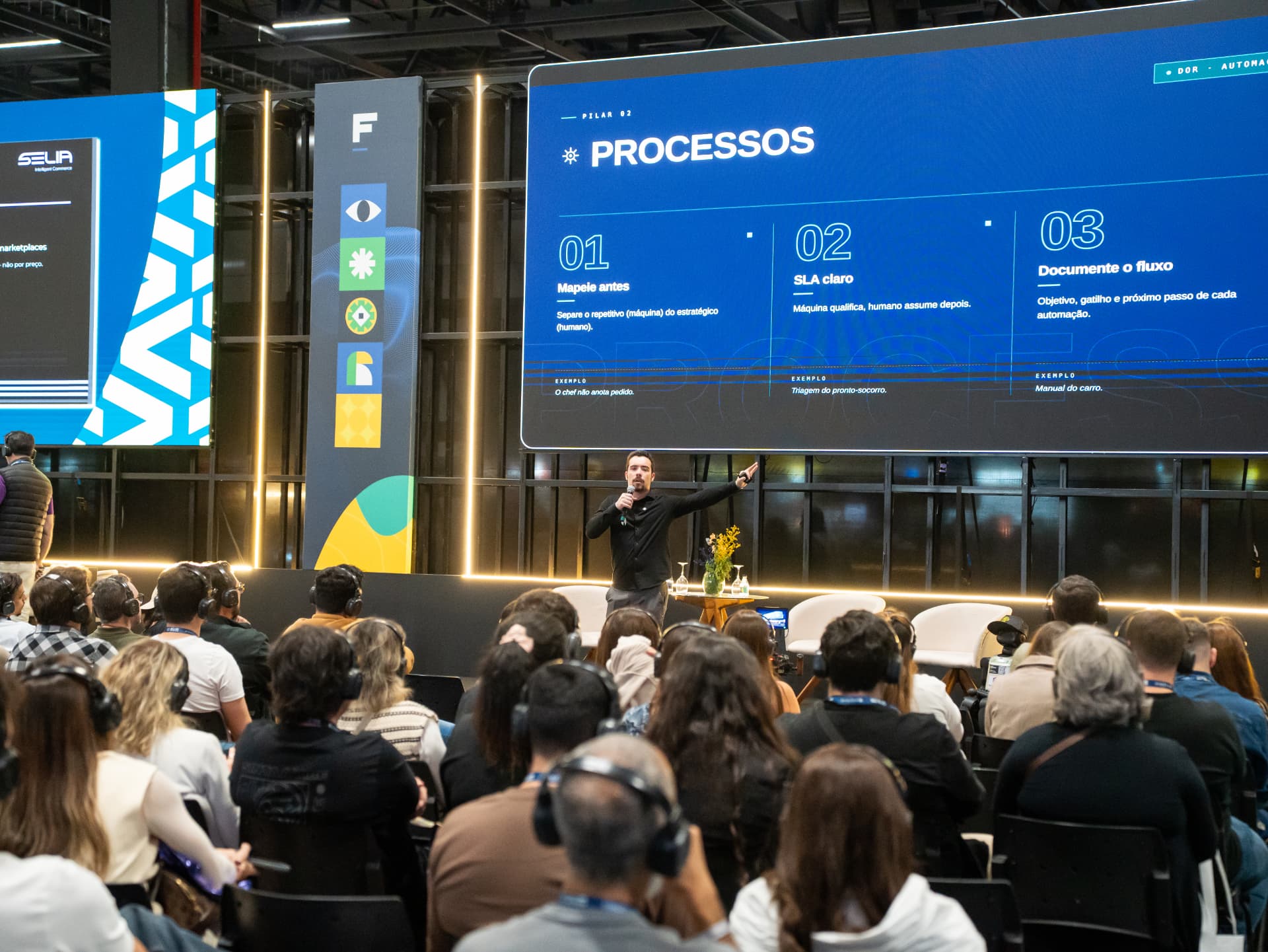Luis Ferreira palestrando no Ecommerce Brasil